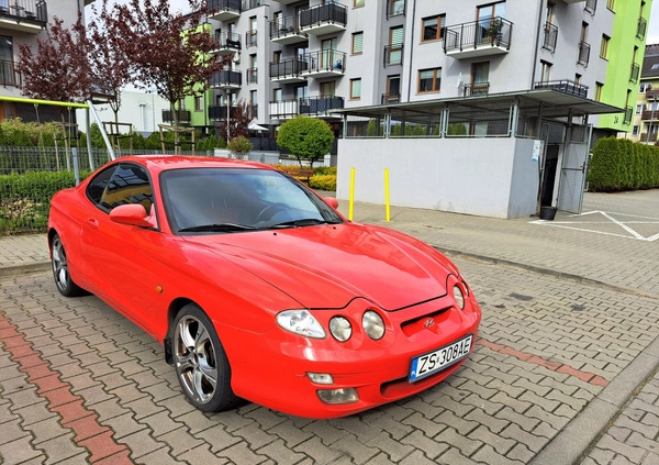 Hyundai Coupe cena 3999 przebieg: 188000, rok produkcji 1999 z Szczecin małe 781